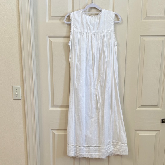 Charter Club White Sleeveless Maxi Nightgown 100% cotton - Picture 4 of 4
